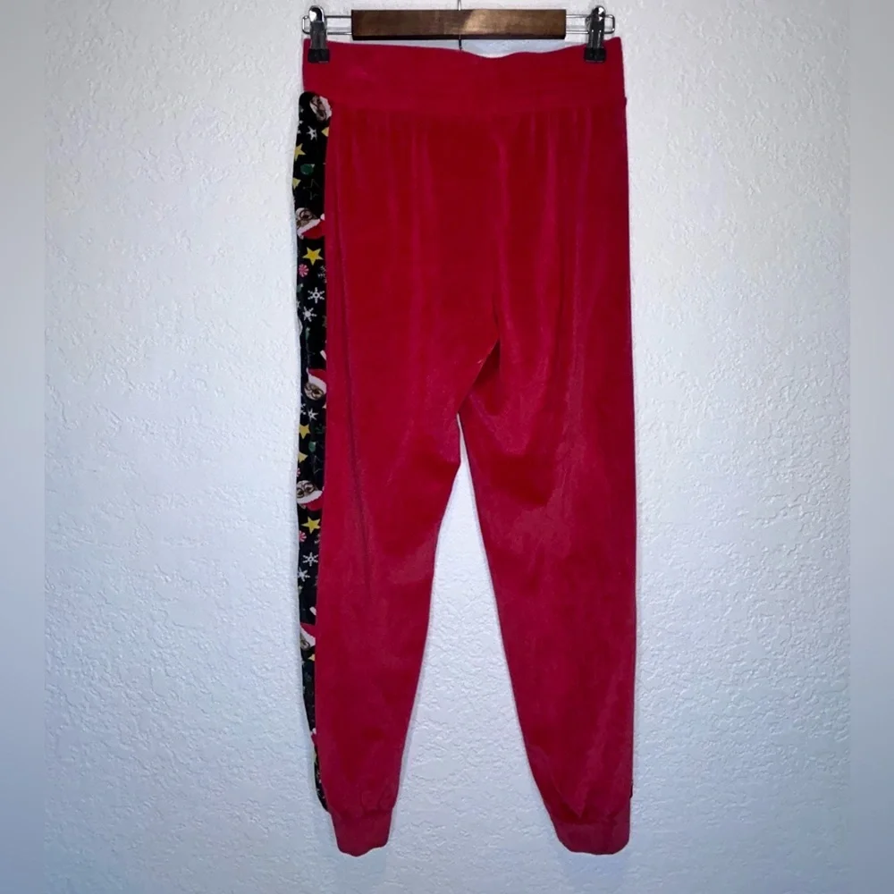 Holiday Red Velour Tracksuit - Picture 6 of 8